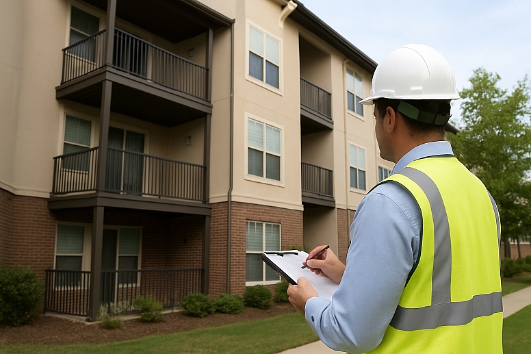 building inspection in progress