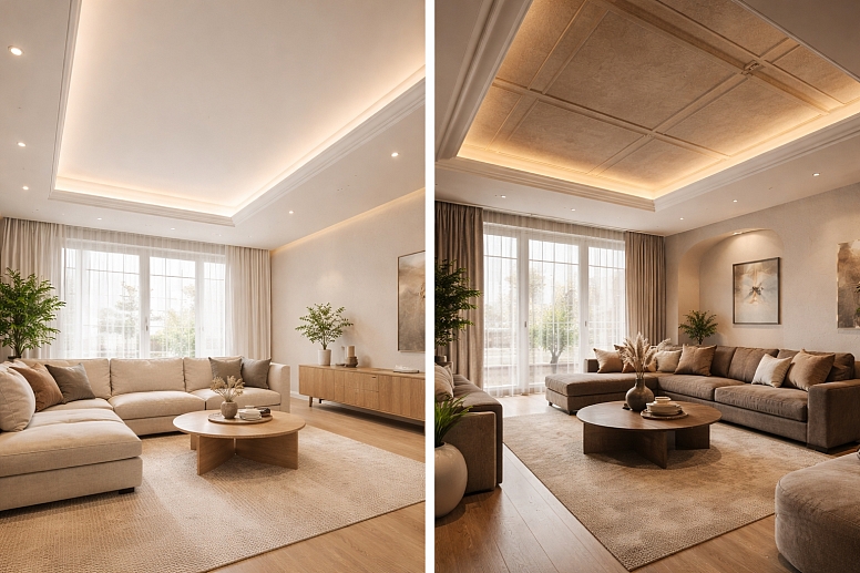 ceiling designs shaping living spaces