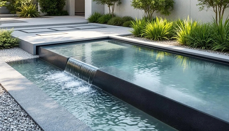contemporary water features