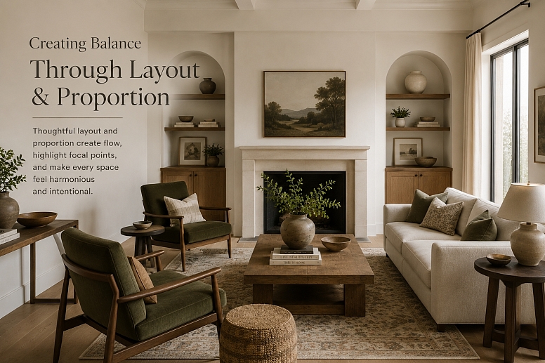 creating balance through layout and design