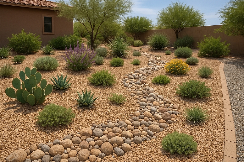 desert garden serenity