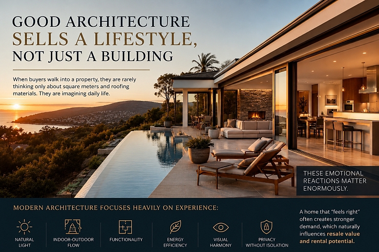 good architecture sells a lifestyle
