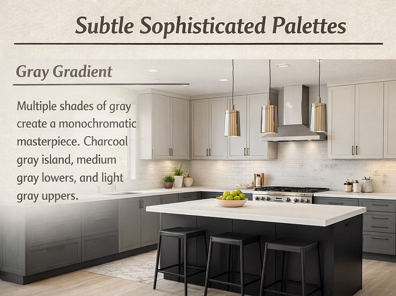 gray gradient kitchen