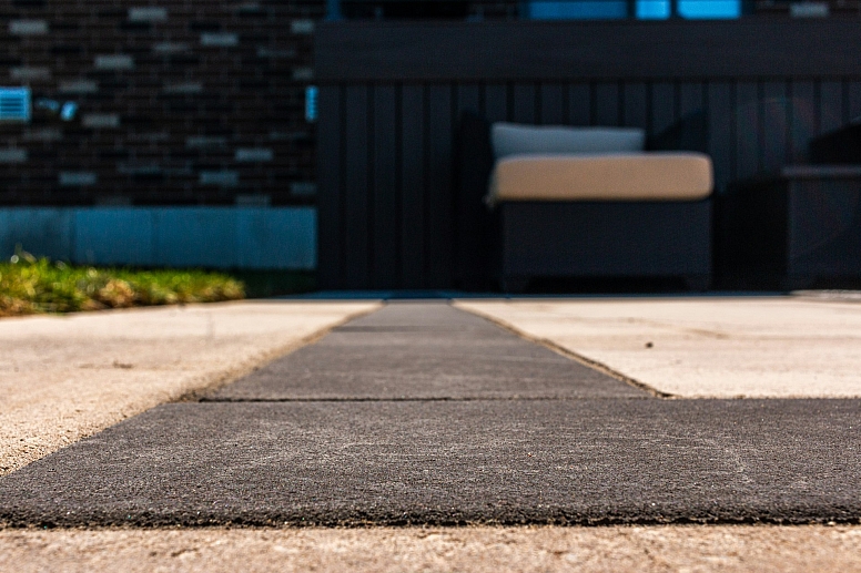 hardscaping with asphalt