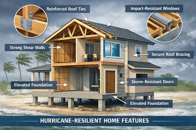hurricane resilient home features