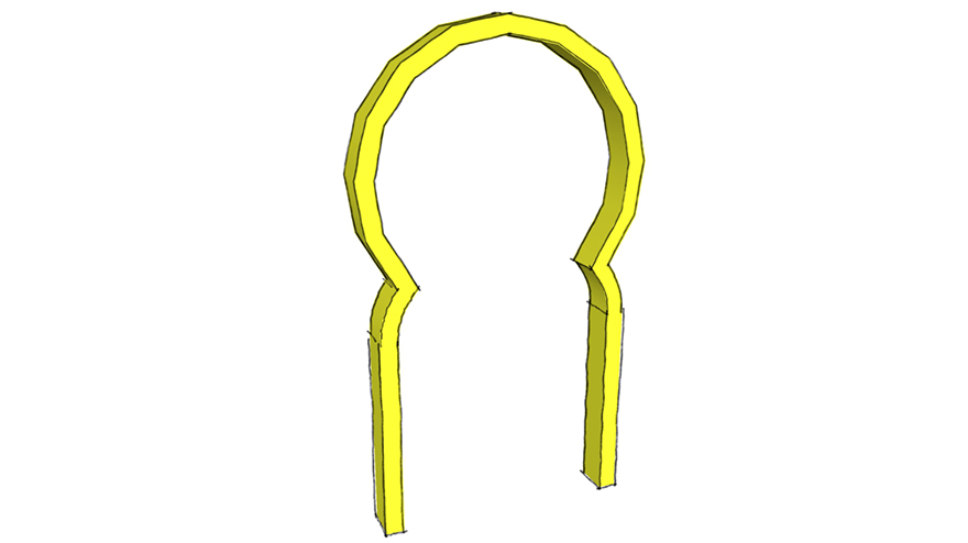 keyhole arch