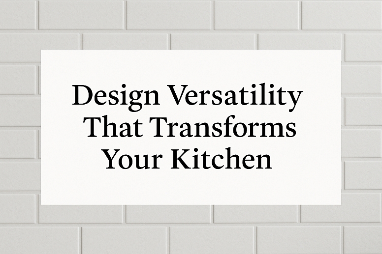 kitchen design with subway tiles