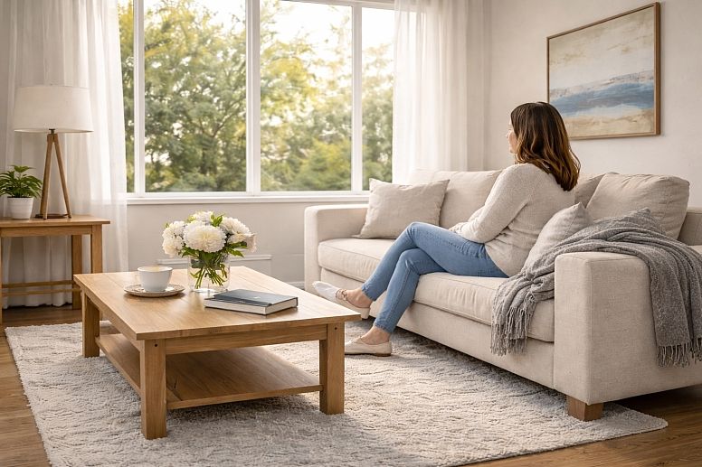 low effort living room styling buyer confidence