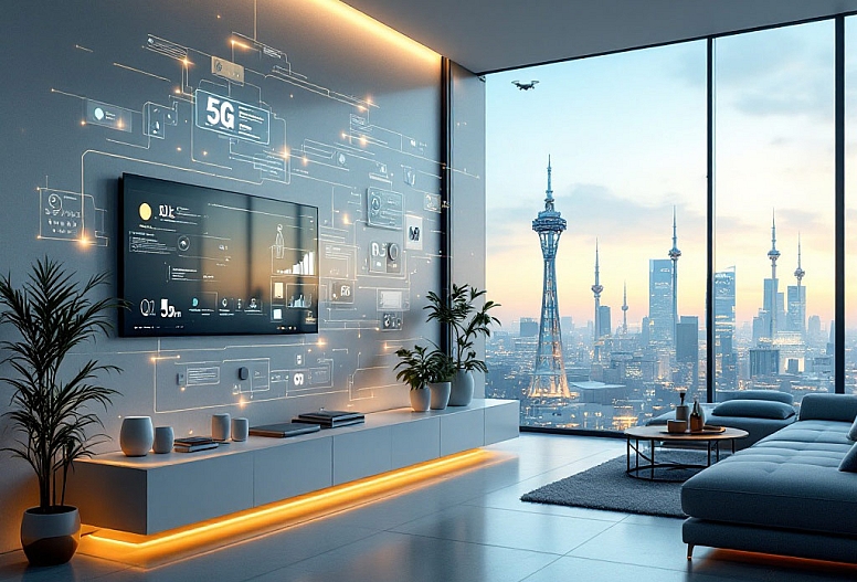 modern smart home interior