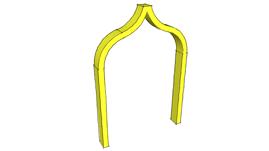 ogee four centered arch