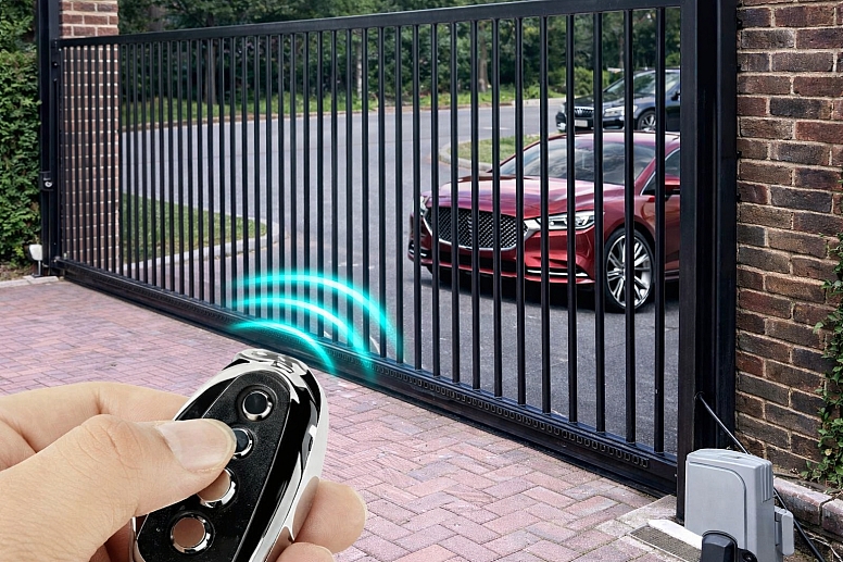 opening the automatic gate