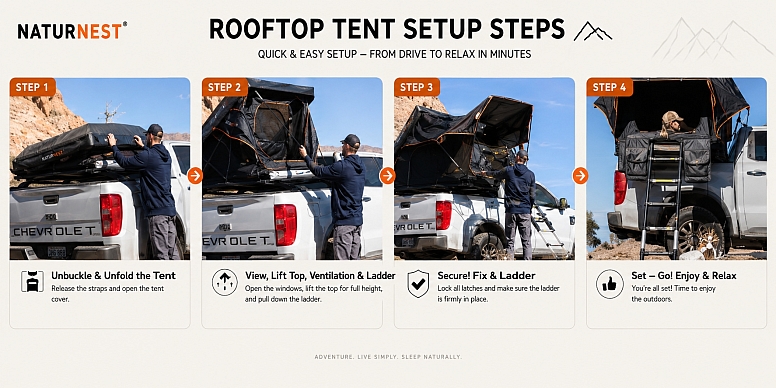 rooftop tent setup guide