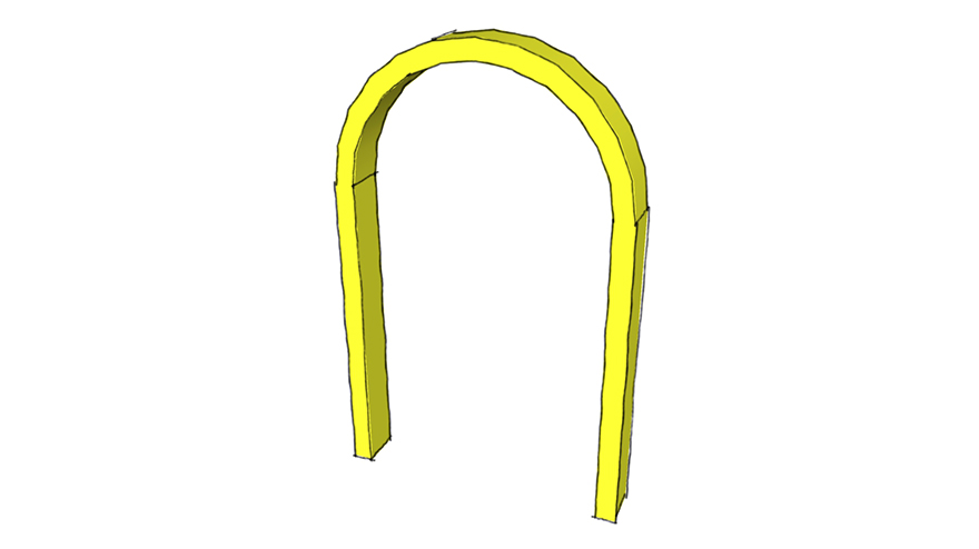 semicircular arch