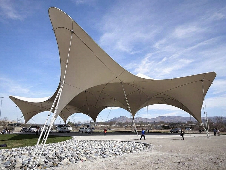 tension fabric building