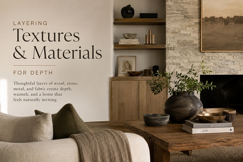 textured elegance in a modern interior
