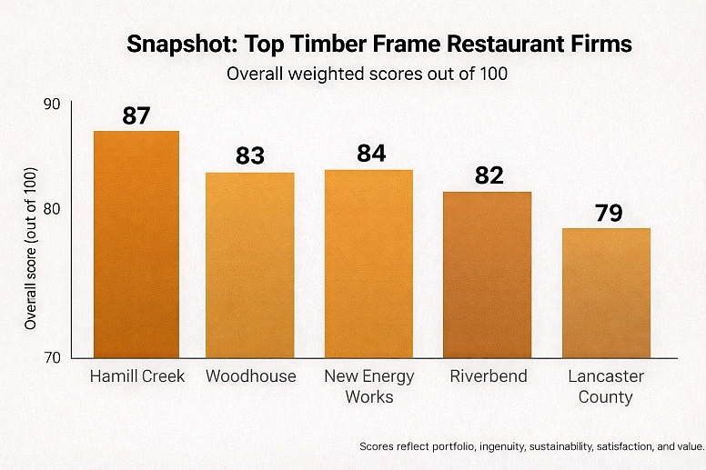timber frame restaurant firms comparison