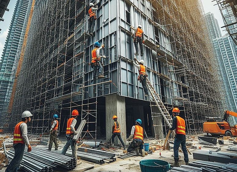 top benefits of using scaffolding for cladding extraction