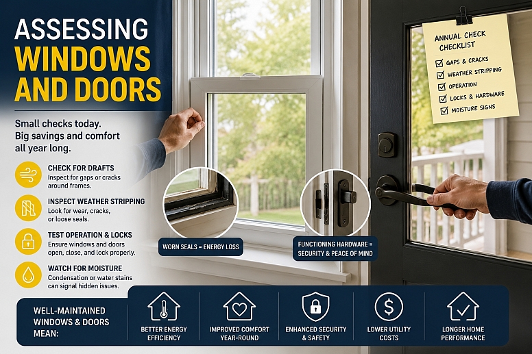 window and door maintenance checklist