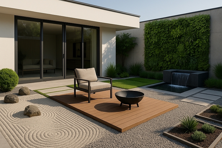 Landscape Construction Ideas To Complement Modern Home Dcor