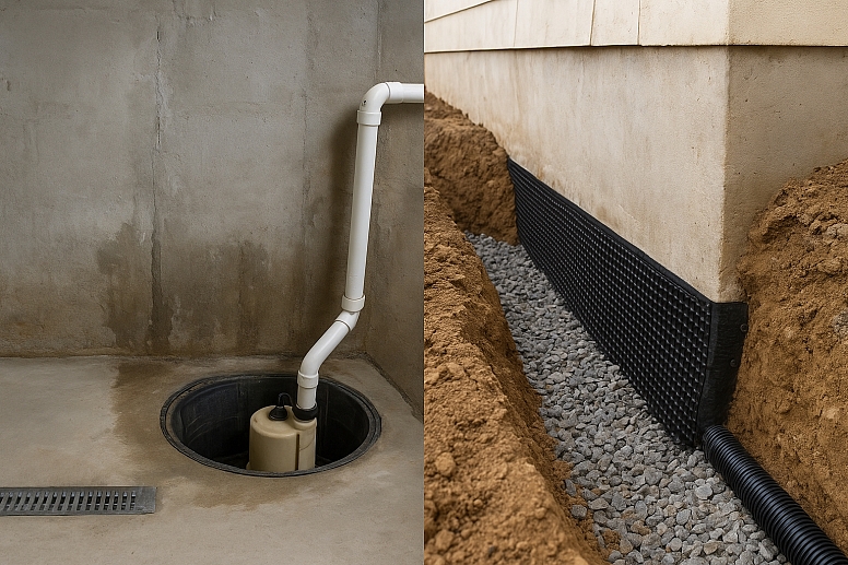 Should I Waterproof My Basement From The Inside Or Outside