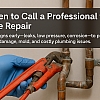 When to Call a Professional for Pipe Repair For your Home