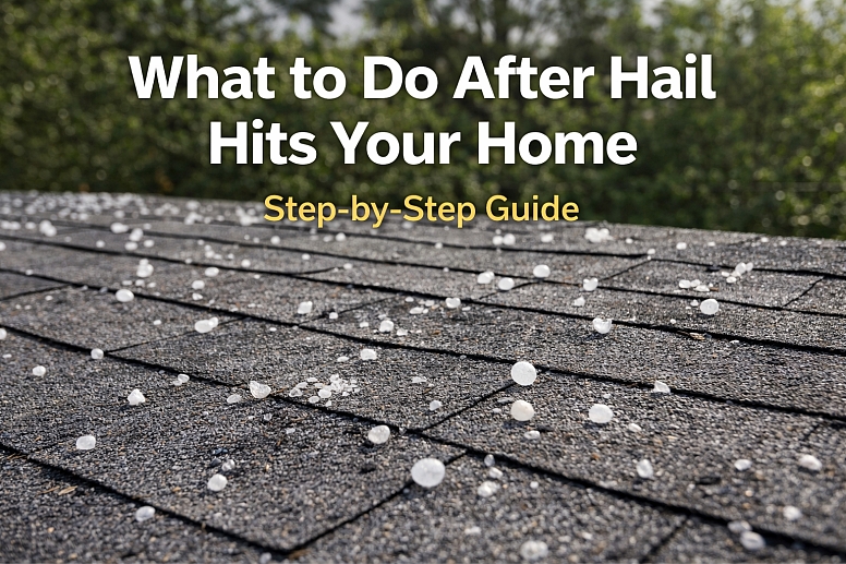 What To Do After Hail Hits Your Home What To Do After Hail Hits Your Home