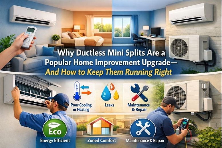 Why Ductless Mini Splits Are A Popular Home Improvement