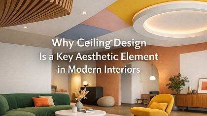 Why Ceiling Design Is a Key Aesthetic Element in Modern Interiors