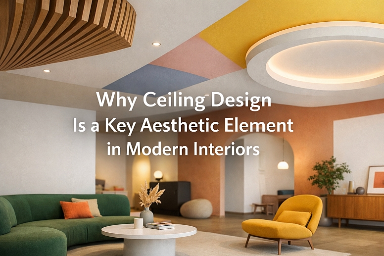 Why Ceiling Design Is A Key Aesthetic Element In Modern Interiors